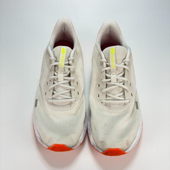 Nike Revolution 5 Light Gray Orange Lace Up Running Shoes BQ3204-006 Men’s Sz 14 - Picture 3 of 11